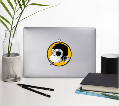 5.5" Rig Smoking Vinyl Sticker