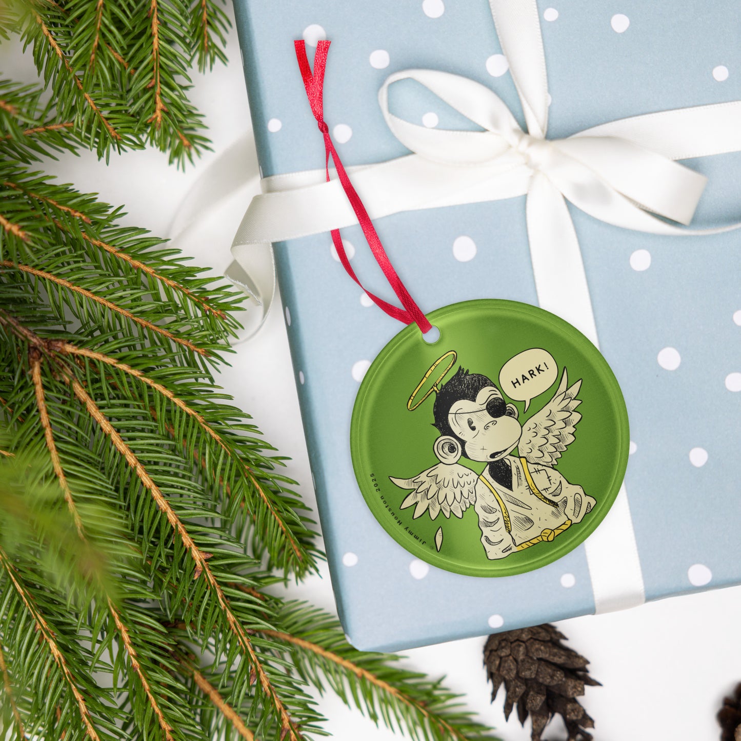 Hark! – Rig acrylic ornament