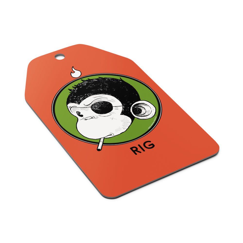 Rig and Rex Double-Sided Metal Ornament